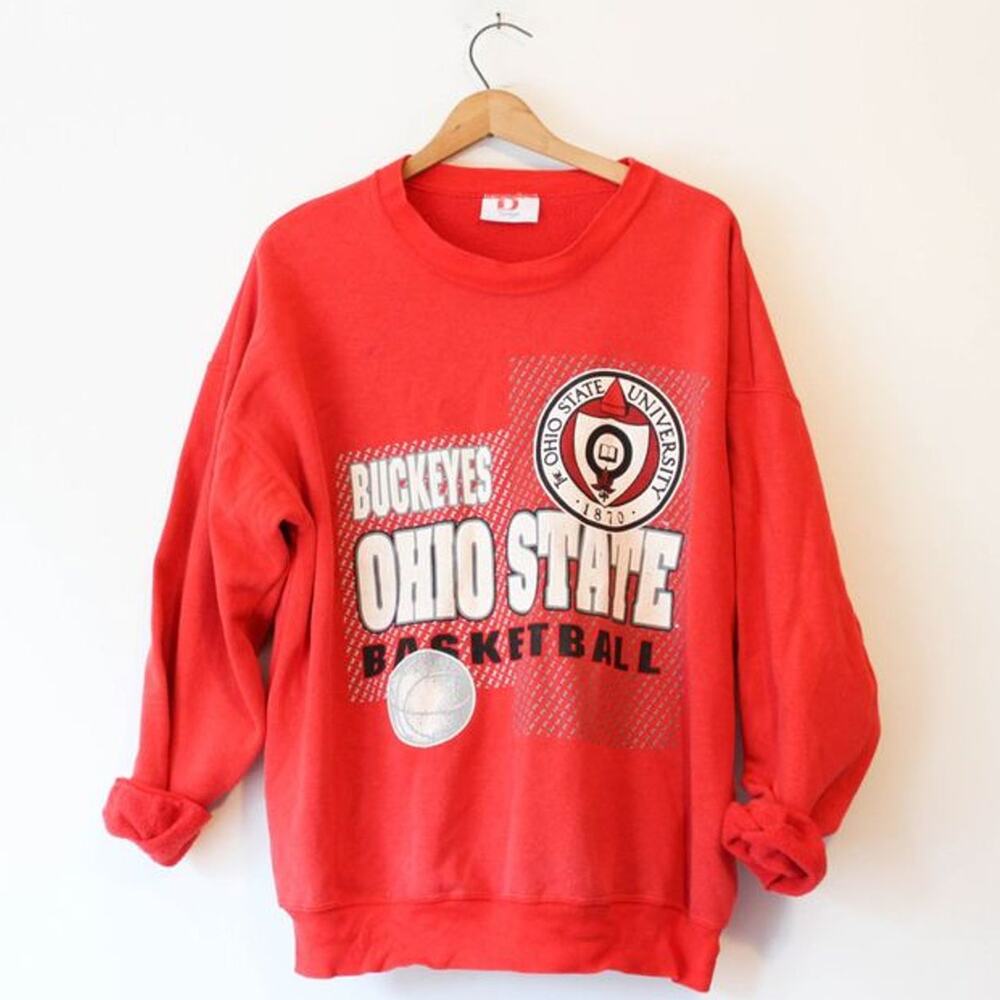 Vintage Ohio State Buckeyes Basketball Sweatshirt XL